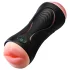 Leopard - Mund- und Kunstvagina-Penisvibrator (naturfarben)