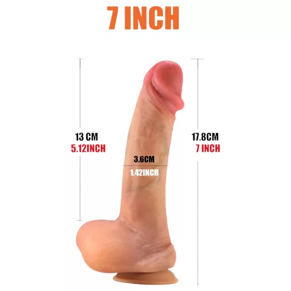 FeelSkin - Ultrasoft Dildo Natur (17,8cm)