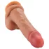 FeelSkin - ultra-realistischer Dildo mit Hoden (natur, 17 cm)