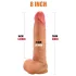FeelSkin - ultra-realistischer Dildo mit Hoden (natur, 17 cm)