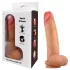 FeelSkin - ultra-realistischer Dildo mit Hoden (natur, 22 cm)
