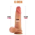 FeelSkin - ultra-realistischer Dildo mit Hoden (natur, 12,5 cm)
