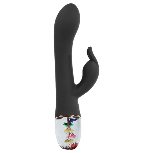 LOVISS Flower - Klitorissauger mit G‑Punkt-Vibrator (schwarz)