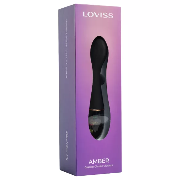 LOVISS Flower - G-Punkt-Vibrator (schwarz)