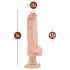 Blush Bad Boy – Vibrator mit Piercing, 17 cm, natur