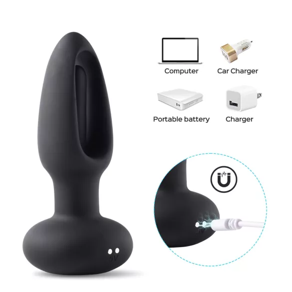 Honey Play Box Snuggy - Zungen-Analvibrator (schwarz)