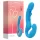 Honey Play Box Harmony Duo - Intelligenter Auflege-Vibrator mit Zunge (blau)