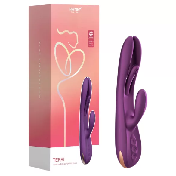 Honey Play Box Terri - Smart Zungen- und Klitoris-Vibrator (Lila)