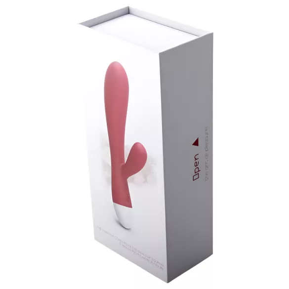 Cotoxo Dolphin & baby - Akku Klitorisvibrator mit Arm (rot)