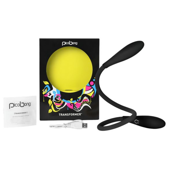Picobong Transformer - wasserfester Unisex-Vibrator (schwarz)