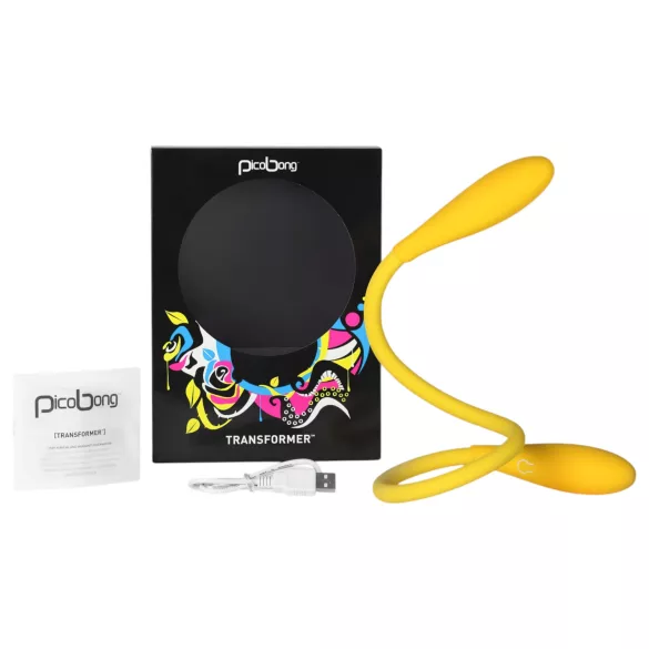 Picobong Transformer - wasserdichter Unisex-Vibrator (gelb)
