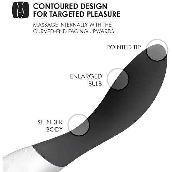 LELO Mona Wave - Wasserdichter G-Punkt Vibrator (schwarz)