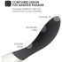 LELO Mona Wave - Wasserdichter G-Punkt Vibrator (schwarz)