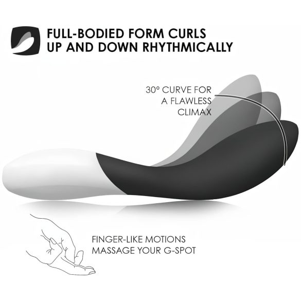 LELO Mona Wave - Wasserdichter G-Punkt Vibrator (schwarz)