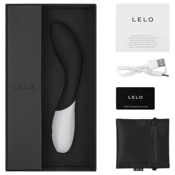 LELO Mona Wave - Wasserdichter G-Punkt Vibrator (schwarz)