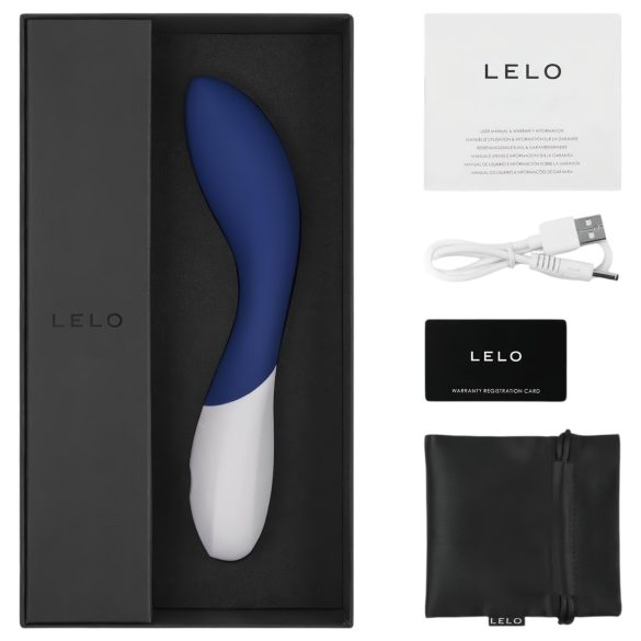 LELO Mona Wave - Wasserdichter G-Punkt Vibrator (blau)