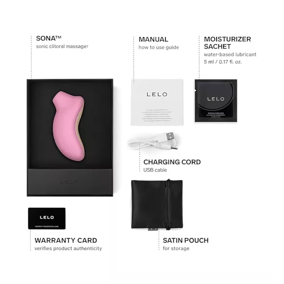 LELO Sona - Schallwellen-Klitoris-Stimulator (Pink)