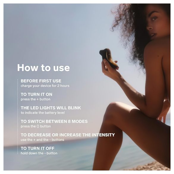 LELO Sona - Schallwellenvibrator für den Kitzler (Schwarz)