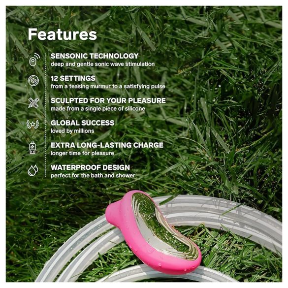 LELO Sona 2 - Schallwellen-Klitorisstimulator (Kirschrot)