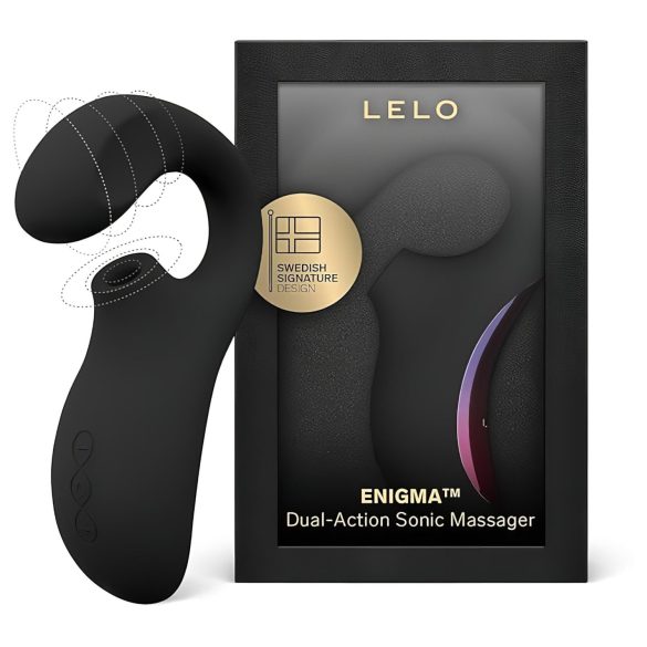 LELO Enigma - Akku, wasserdichter 2in1 G-Punkt Vibrator (schwarz)