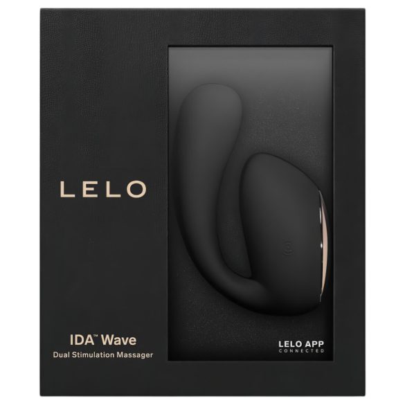 LELO Ida Wave - smarter, wiederaufladbarer Rotations-Vibrator (schwarz)