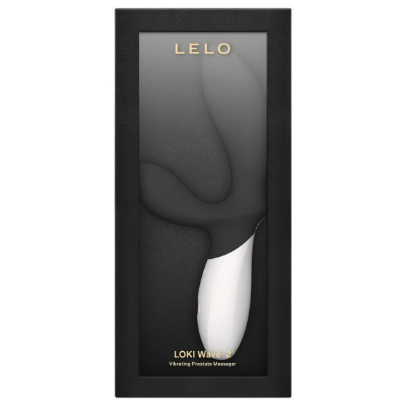 LELO Loki Wave 2 - Wiederaufladbarer, wasserdichter Prostatavibrator (schwarz)