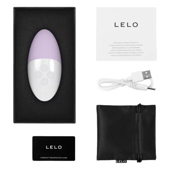 LELO Siri 3 - klitorale Vibrator mit Sprachsteuerung (lila)