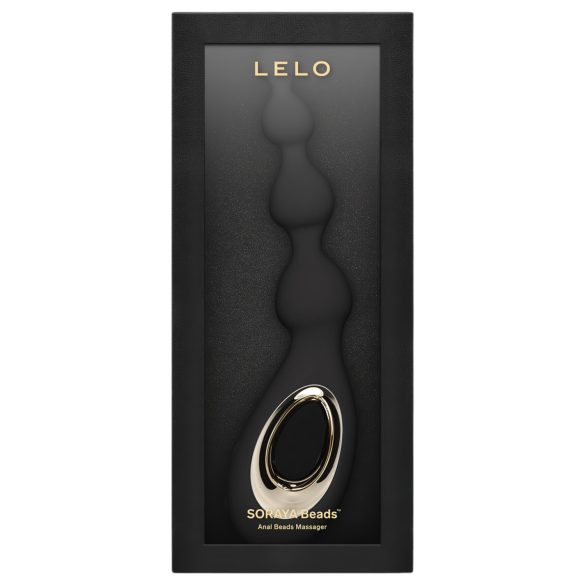 LELO Soraya Beads - Wiederaufladbarer, wasserdichter Analvibrator (schwarz)