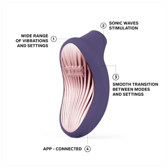 LELO Sona 3 - Schallwellenvibrator für Klitoris (lila)