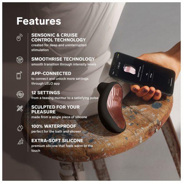 LELO Sona 3 Cruise - Schallwellen-Klitorisstimulator (Schwarz)