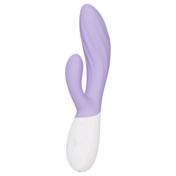 LELO INA Twist - leistungsstarker G-Punkt-Vibrator mit Klitorisstimulator (lila)