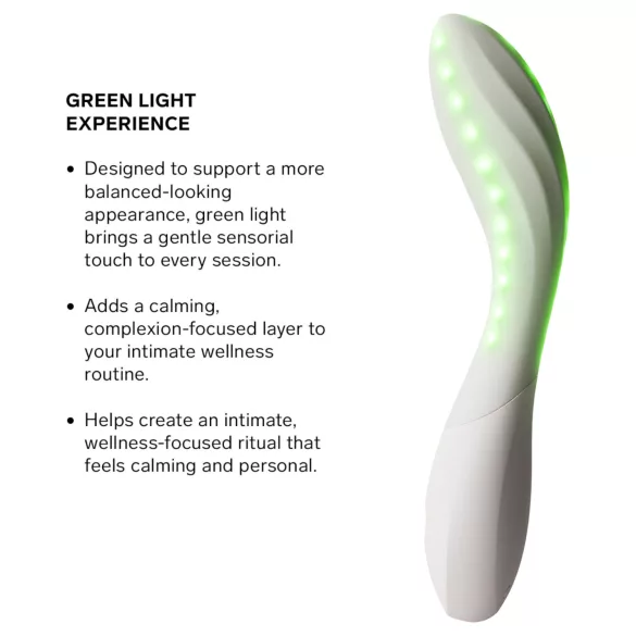 LELO Mona Spectra - intelligenter G-Punkt-Vibrator mit LED-Licht (weiß)