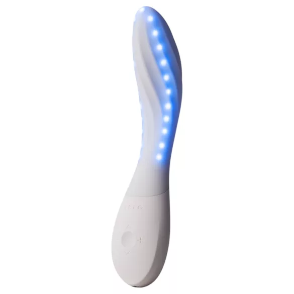 LELO Mona Spectra - intelligenter G-Punkt-Vibrator mit LED-Licht (weiß)