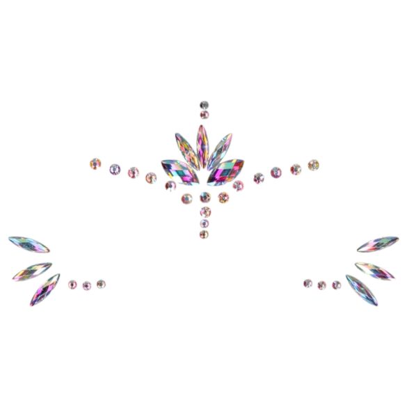 Le Désir - Glitzernde Augenaufkleber (Regenbogen)