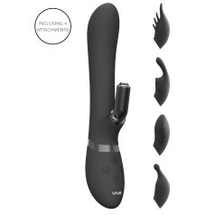 Vive Chou - 4in1 Klitoris-Vibrator (schwarz)