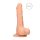 RealRock Dong 10 - Naturgetreuer Dildo mit Hoden (25cm) - Naturfarbe