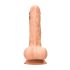 RealRock Dong 10 - Naturgetreuer Dildo mit Hoden (25cm) - Naturfarbe