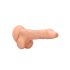 RealRock Dong 10 - Naturgetreuer Dildo mit Hoden (25cm) - Naturfarbe