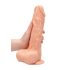 RealRock Dong 10 - Naturgetreuer Dildo mit Hoden (25cm) - Naturfarbe