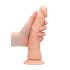 RealRock Dong 8 - Naturgetreuer Dildo (20cm) - Naturfarbe