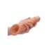 RealRock Penis Sleeve 9 - Penismanschette (21,5cm) - natur