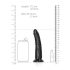 RealRock Slim realistische Dildo - 15,5 cm (schwarz)