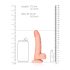 RealRock - Saugnapf-dildo, realistisch - 15,5cm (natur)