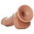 RealRock - Dildo mit Hoden - 15,5cm (dunkel natürlich)