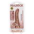 RealRock - Dildo mit Hoden - 15,5cm (dunkel natürlich)
