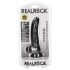 RealRock - Saugnapf, realistischer Dildo - 15,5cm (schwarz)