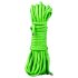 Ouch! Leuchtendes Bondage-Seil - 5m (grün)