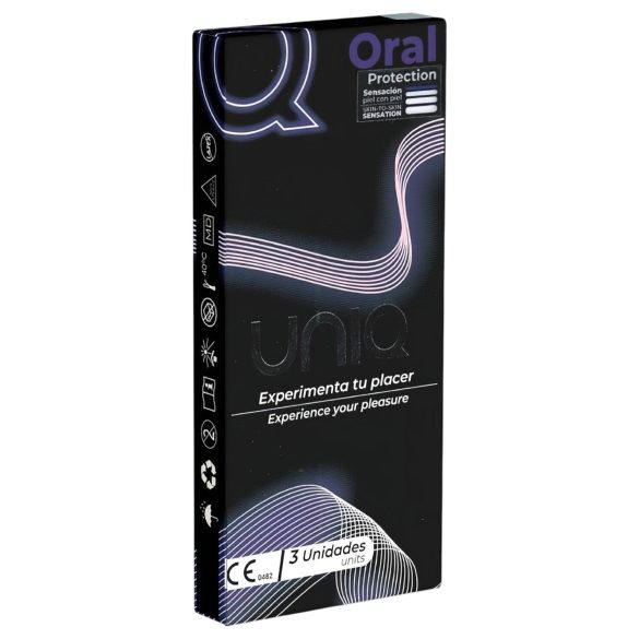 Uniq - Latexfreie Oralsex-Kondome (3 Stk)
