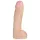 Doc Johnson Vac-U-Lock Hung 12 - naturgetreuer Dildo mit Hoden (hautfarben)