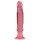 Crystal Jellies - Saugnapf Anal-Dildo (Pink)